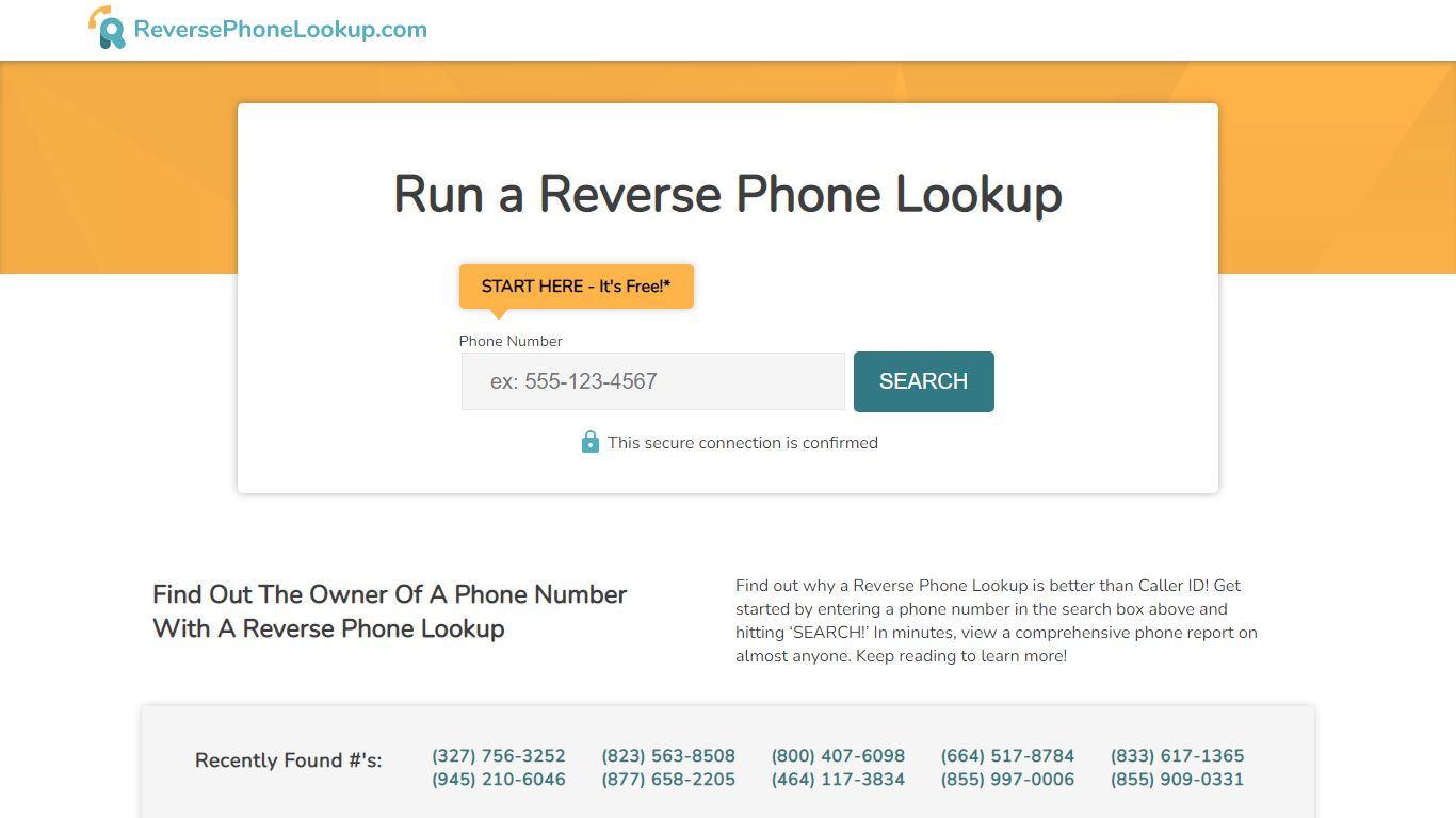 Reverse Phone Lookup | Phone Number Lookup